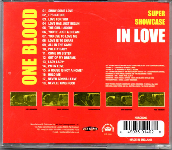 back - One Blood - Super Showcase In Love
