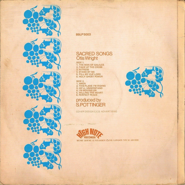 back - Otis Wright - Sacred Songs