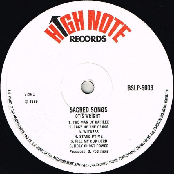 label - Otis Wright - Sacred Songs