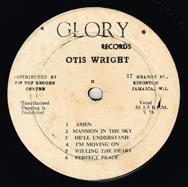 label - Otis Wright - Sacred Songs