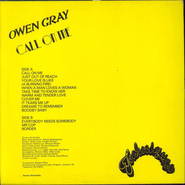 back - Owen Gray - Call On Me