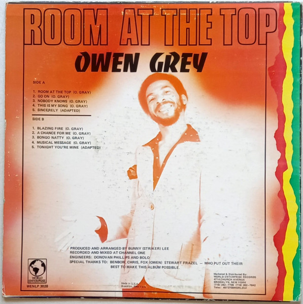 back - Sly Dunbar & Robbie Shakespeare & Owen Gray - Reggae On Top