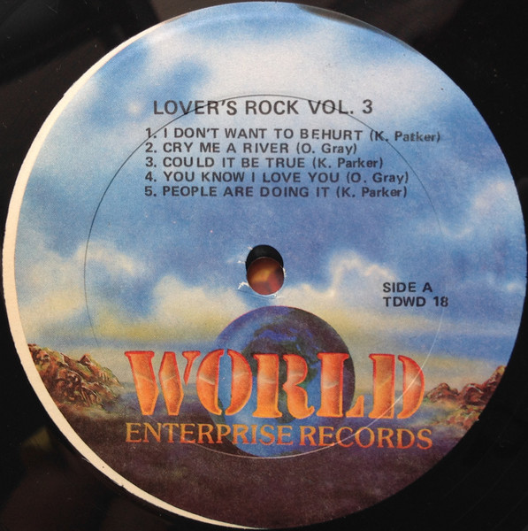 label - Owen Gray And Ken Parker - Lovers Rock Volume 3