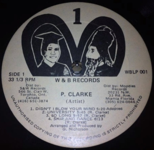 label - Paula Clarke - Didn't I Blow Your Mind