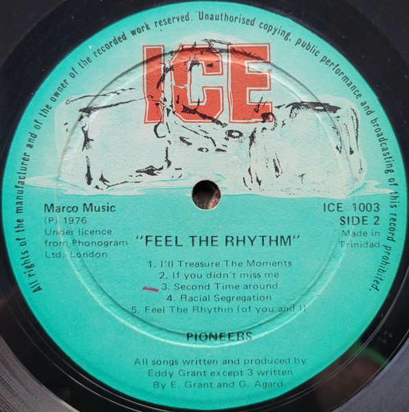 label - The Pioneers - Feel The Rhythm