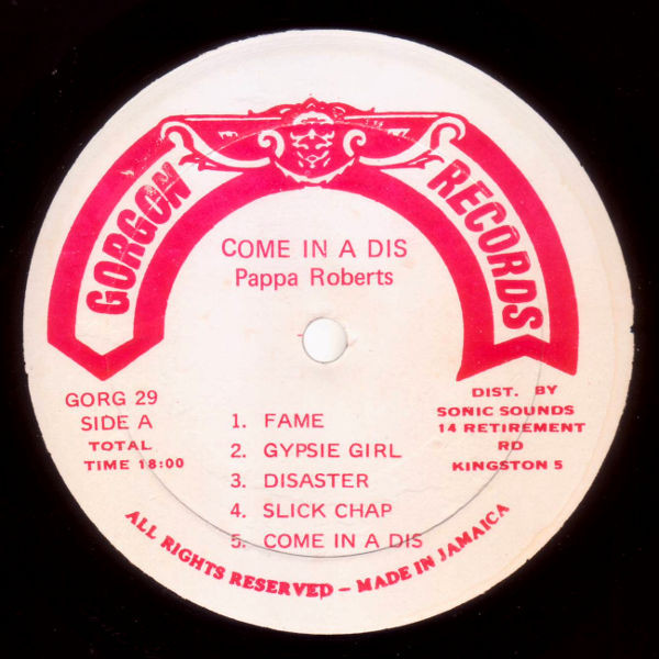 label - Rappa Robert - Come In A Dis!