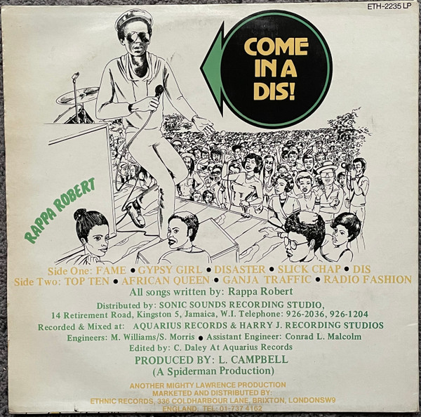back - Rappa Robert - Come In A Dis!