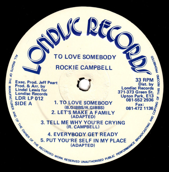 inner - Rocky Campbell - To Love Somebody