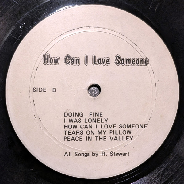 label - Roman Stewart - How Can I Love Someone