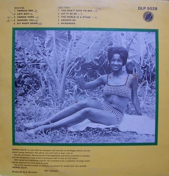 back - Ronnie Davis - Presents Beautiful People From Jamaica