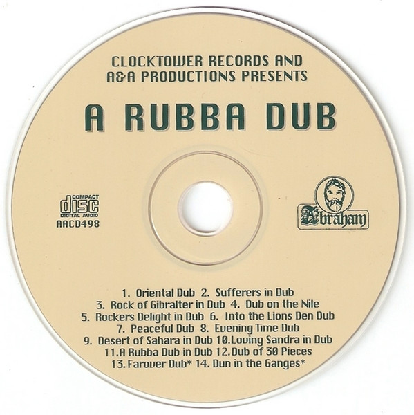 label - Jah Thomas & The Roots Radics - A Rubba Dub