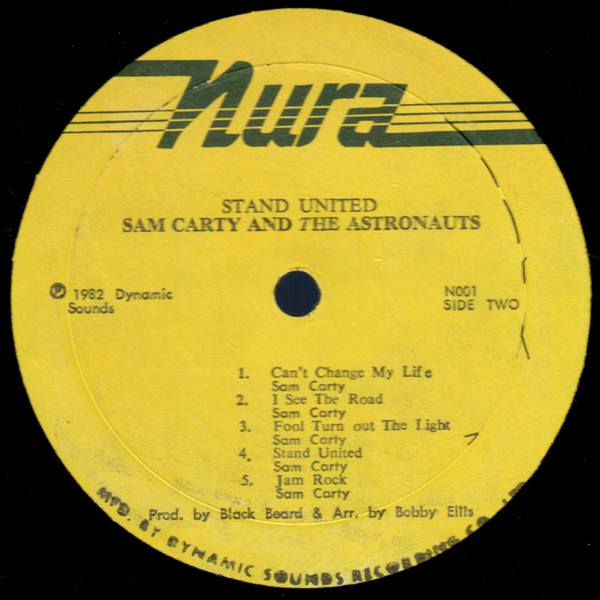 label - Sam Carty & The Astronauts - Stand United