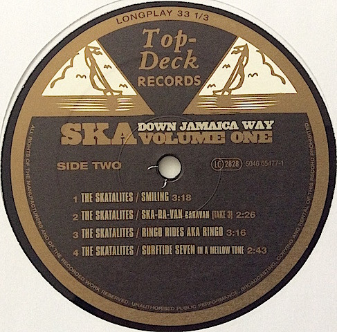 label - The Skatalites - Ska Boo-Da-Ba (Top Sounds From Top Deck)