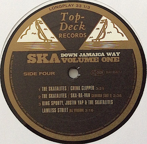 label - The Skatalites - Ska Boo-Da-Ba (Top Sounds From Top Deck)