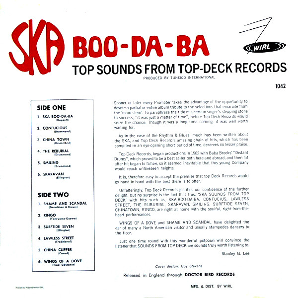 back - The Skatalites - Ska Boo-Da-Ba (Top Sounds From Top Deck)