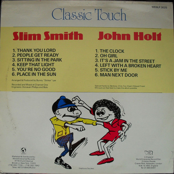 back - John Holt Vrs Slim Smith - Classic Touch