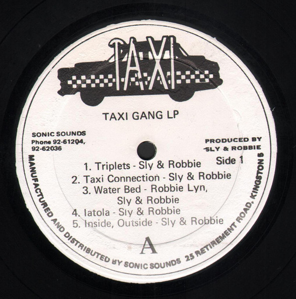 label - Sly Dunbar & Robbie Shakespeare & The Taxi Gang - Taxi Connection