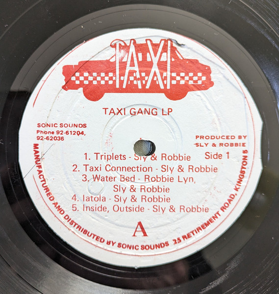 label - Sly Dunbar & Robbie Shakespeare & The Taxi Gang - Taxi Connection