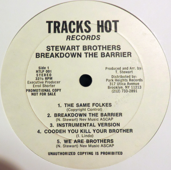 label - Stewart Brothers - Break Down The Barrier