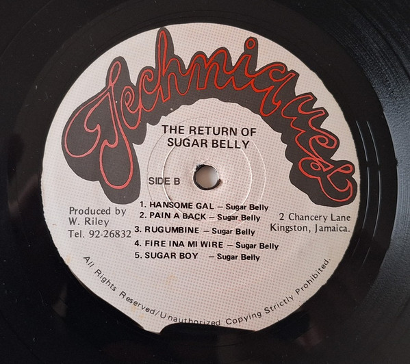 label - Sugar Belly - The Return Of Sugar Belly