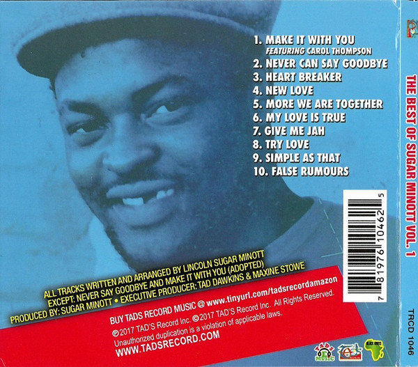back - Sugar Minott - The Best Of Vol 1