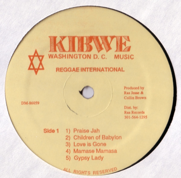 label - Various Artists - Sugar Minott & Trevor Castell In Reggae International