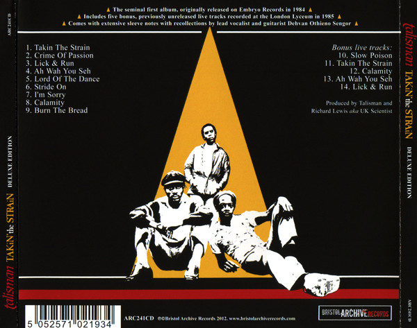 back - Talisman - Takin' The Strain