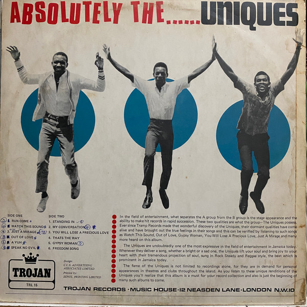 back - The Uniques - Absolutely The...Uniques