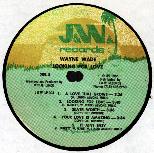 label - Wayne Wade - Looking For Love