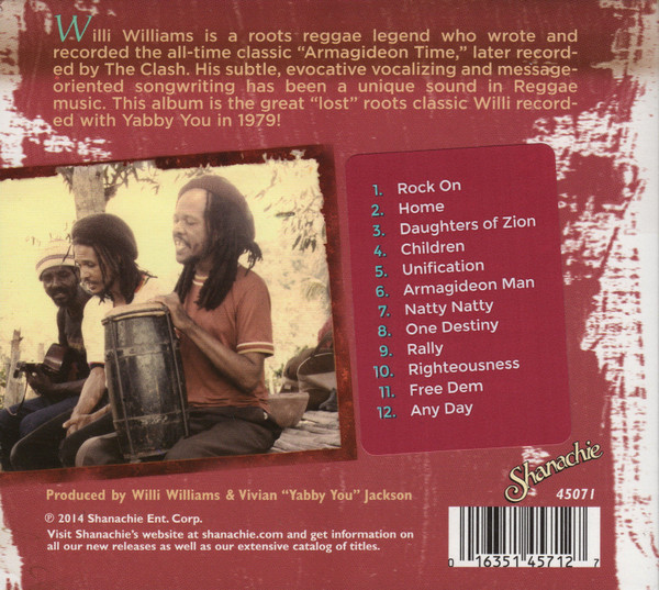 back - Willie Williams & Yabby You - Unification: From Channel One To King Tubby's