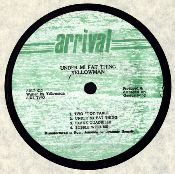 Arrival label artwork