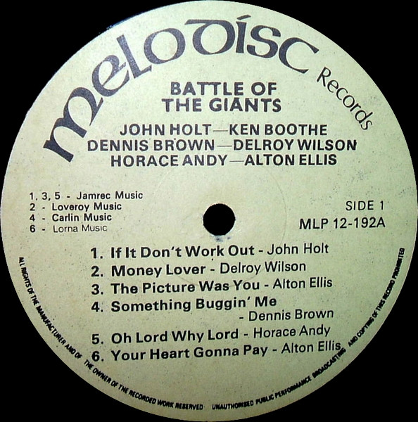 label - Various Artists - Battle Of The Giants