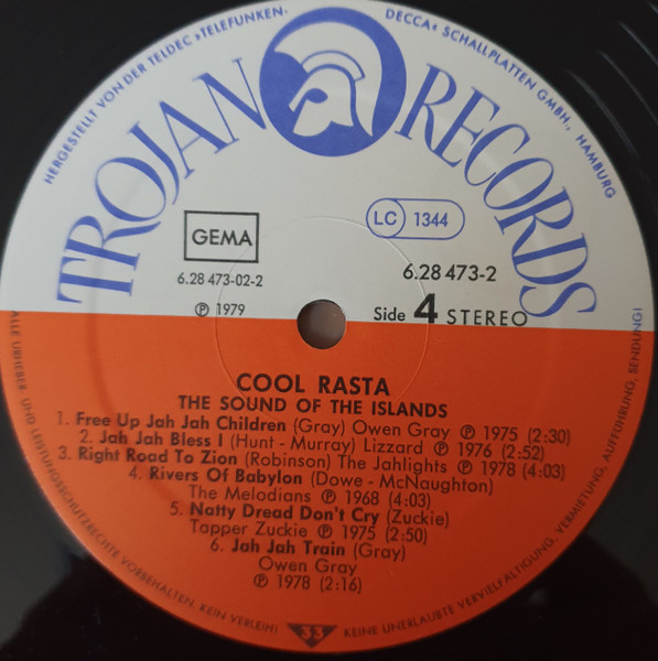 label - Various Artists - Cool Rasta - The Sound Of The Islands