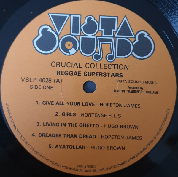 label - Various Artists - Crucial Collection (Reggae Superstars)