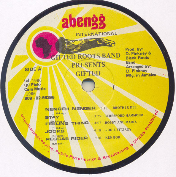 Abengg International label artwork