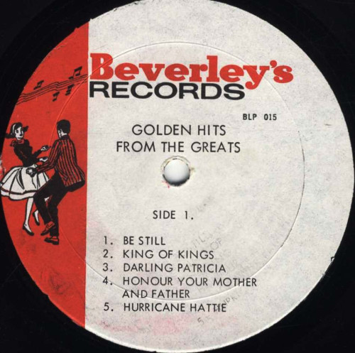label - Various Artists - Golden Hits By The Greats