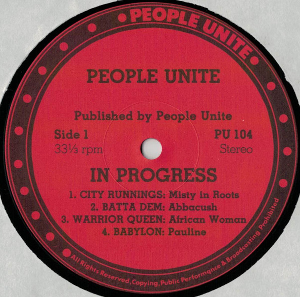 People Unite label artwork