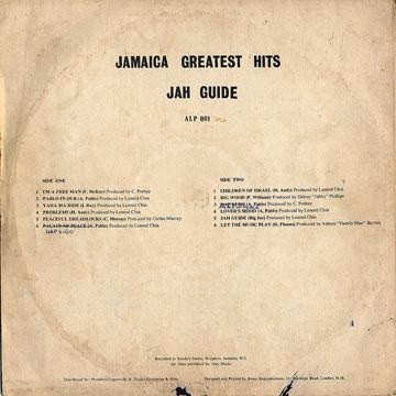 back - Various Artists - Jah Guide, Jamaica's Greatest Hits