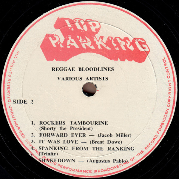 label - Various Artists - Reggae Bloodlines