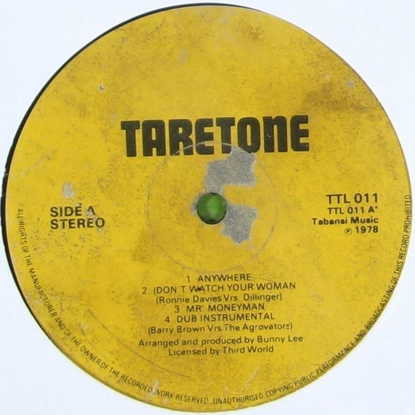 label - Various Artists - Reggae Bonanza