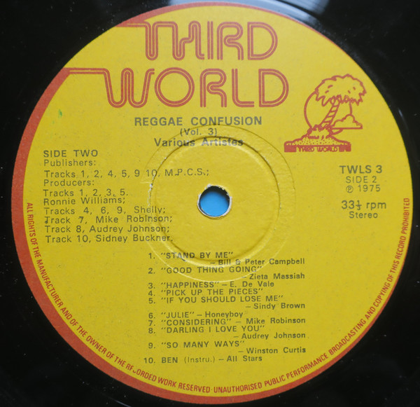 label - Various Artists - Reggae Confusion Vol: 2