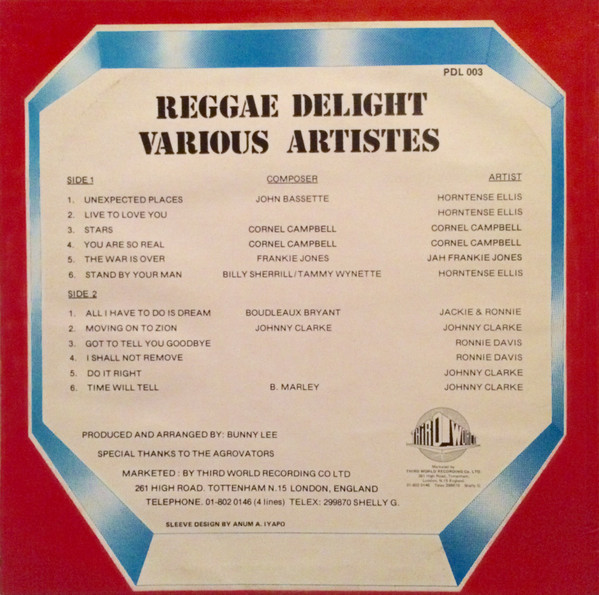 back - Various Artists - Reggae Delight Vol 1
