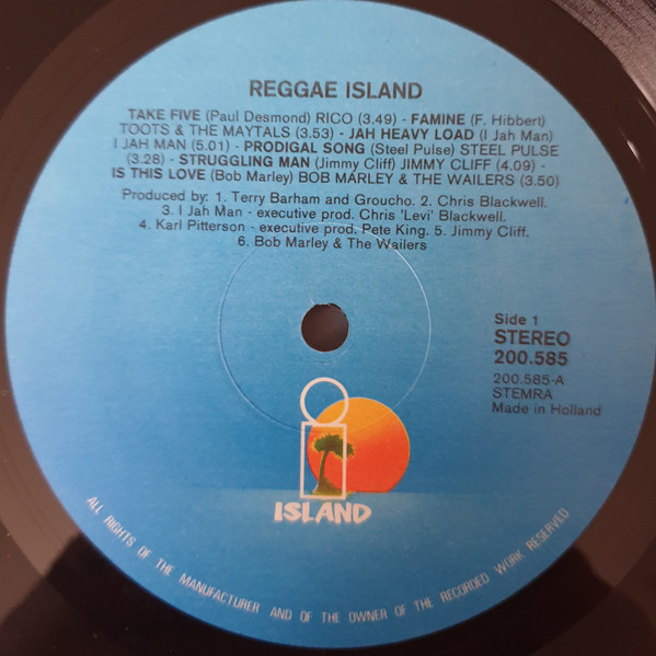 label - Various Artists - Reggae Island