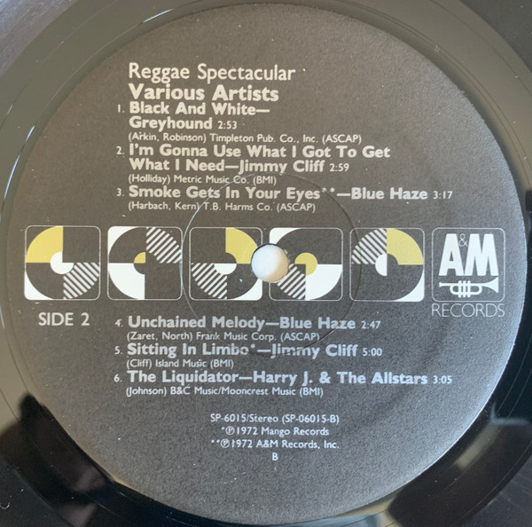 label - Various Artists - Reggae Spectacular