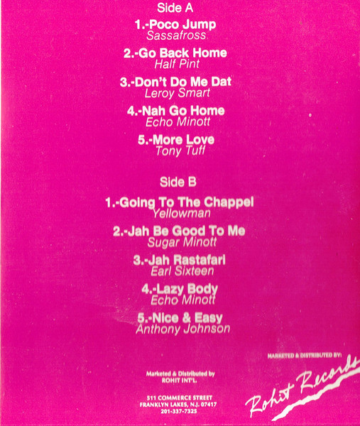 back - Various Artists - Reggae Superstars Of The 80's