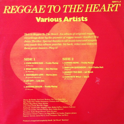 back - Various Artists - Reggae To The Heart
