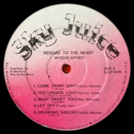 label - Various Artists - Reggae To The Heart