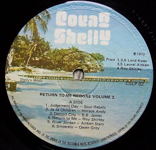 label - Various Artists - Return To Me - Reggae Vol. 2