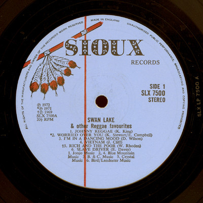 label - Various Artists - Swan Lake & Other Reggae Favourites