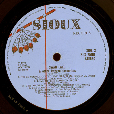 label - Various Artists - Swan Lake & Other Reggae Favourites